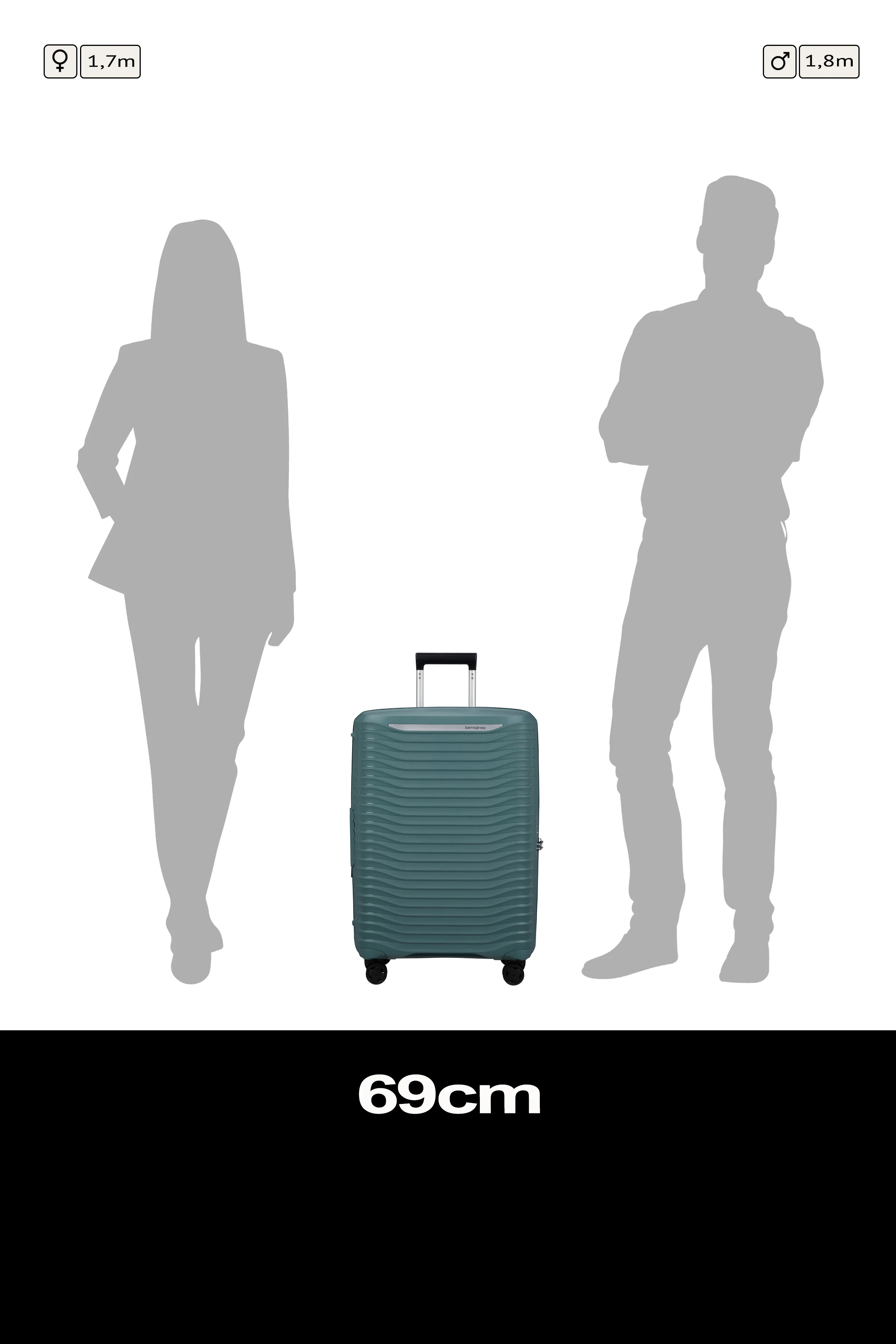 Samsonite Upscape Spinner expandable (4 wheels) 68cm - Image 69